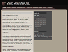Tablet Screenshot of churchconstructors.com